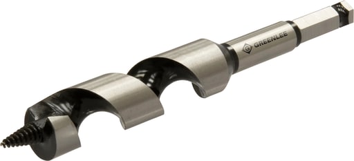 Greenlee Textron - Greenlee 62PTS-1 7-5/8" Steel Hex-Shank Self Feed Screw Point Auger Drill Bit