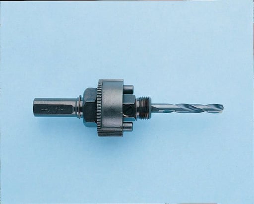 Greenlee Textron - Greenlee 37156 1/2" High Speed Steel Round with 3 Flat Shank Hole Saw Arbor