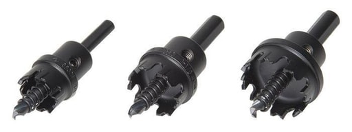 Greenlee Textron - Greenlee 635 3-Piece Carbide Tipped Hole Cutter Kit