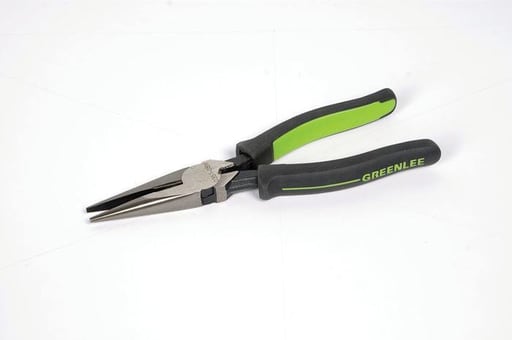 Greenlee Textron - Greenlee 0351-06M 6" Pliers Long Nose Side Cutting, Molded