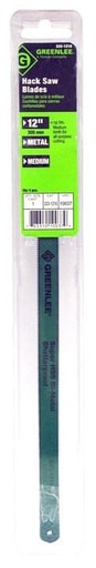 Greenlee Textron - Greenlee 333-1218 12 Inch 18 TPI Bi-Metal Fully Adjustable Hacksaw Blade