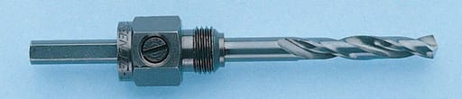 Greenlee Textron - Greenlee 37157 1/4" High Speed Steel Round with 3 Flat Shank Small Hole Saw Arbor