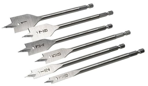 Greenlee Textron - Greenlee 33AR-6 Self Feed Spade Bit Kit