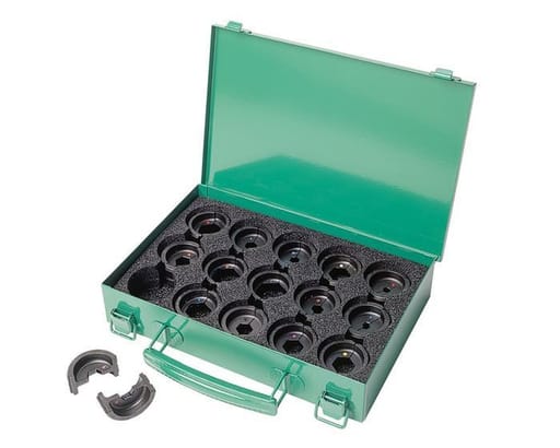 Greenlee Textron - Greenlee K22S1GL 8 AWG to 600 MCM Copper Crimping Tool Die Set