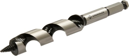 Greenlee Textron - Greenlee 62PTS-7/8 7-5/8" Steel Hex-Shank Self Feed Screw Point Auger Drill Bit