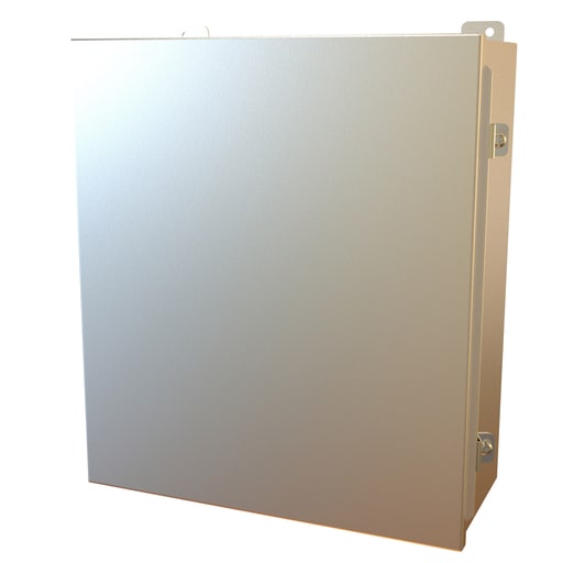 Hammond Mfg - Hammond Manufacturing 1414N4PHS16O6 14 x 6 x 16 Inch NEMA 4X Brushed 316 Stainless Steel Enclosure with Panel