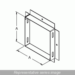 Hammond Mfg - HMND CWAD6 PANEL ADAPTER 6X6