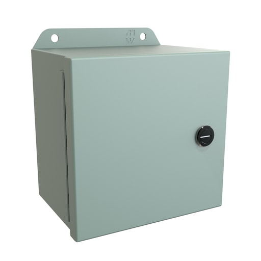 Hammond Mfg - Hammond Manufacturing EJ664 6 x 4 x 6 Inch NEMA 4/12/13 Gray 16 Gauge Steel 1-Door Enclosure
