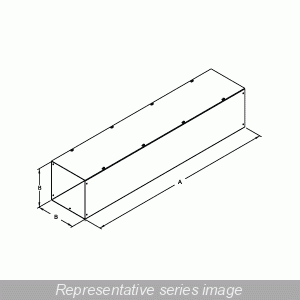 Hammond Mfg - Hammond Manufacturing CWSC1236NK 12 x 12 x 36 Inch Straight Section Wireway Screw Cover without Knockout