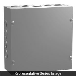 Hammond Mfg - HMND CSKO666 SCREW COVER W/KO'S 6X6