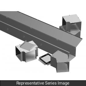 Hammond Mfg - HMND CWST660NK STRAIGHT SECTION 6X6