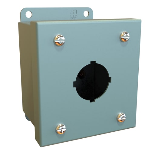 Hammond Mfg - Hammond Manufacturing 1435A 3.5 x 3.2 Inch NEMA 12 Push Button Enclosure