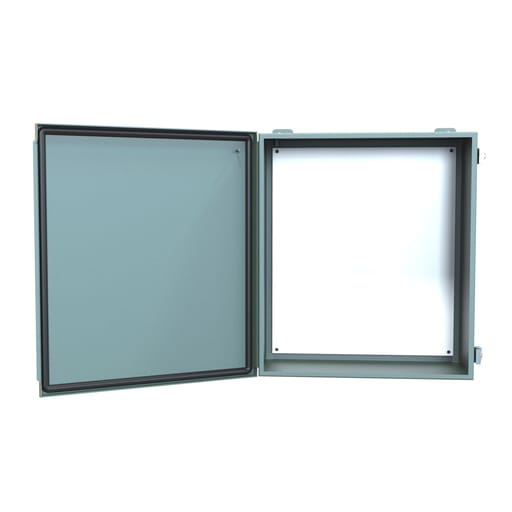 Hammond Mfg - Hammond Manufacturing 1414PHO6 14 x 6 x 16 Inch NEMA 12/13 Gray 16/14 Gauge Steel Enclosure with Panel