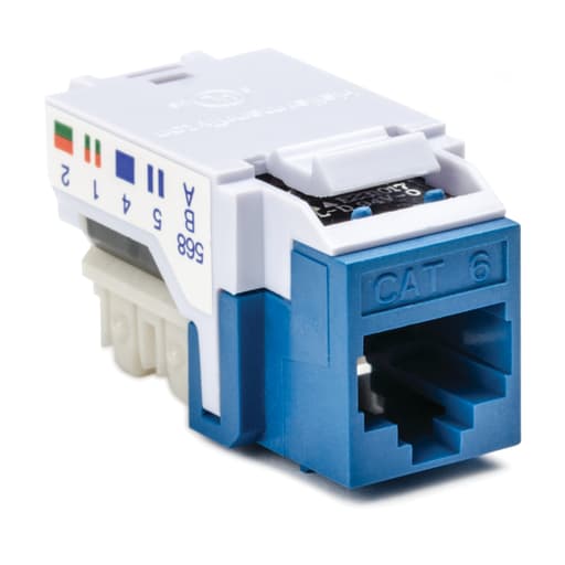Hellerman-Tyton - TYN RJ45FC6-BLU CAT 6 mod. keystone