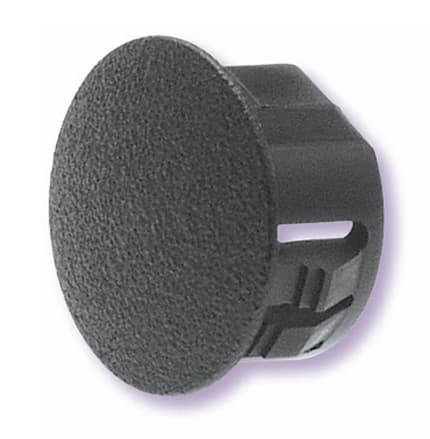 Heyco Products Inc - Heyco 2617 (DP375) 0.375" Strain Relief Mounting Hole Plug, for Double D Holes, Black