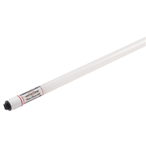 Keystone Technologies - KSTN KT-LED43T8HO-96G-840-D 43W 5550 LUMENS 8FT 220FT BEAM ANGLE BALLAST BYPASS REC. DOUBLE CONTACT