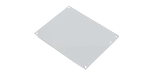 Multi Fittings / Kralo - IPEX 077865 12 x 12 Inch White Epoxy Powder Coated Carbon Steel Junction Box Back Panel