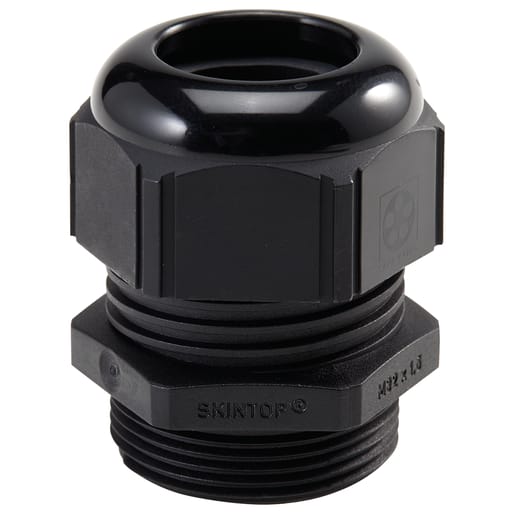 Lapp Systems USA - Lapp Group USA S2112 1/2 Inch 0.197 to 0.472 Inch Black Polyamide Threaded Liquidtight Strain Relief Cable Gland