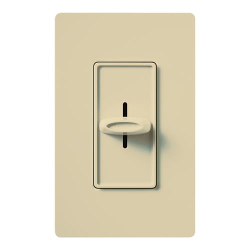 Lutron - Lutron Electronics S-600-IV 600 W 120 Volt Ivory 1-Pole Incandescent/Halogen Slide Dimmer