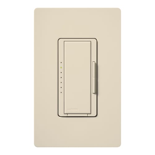 Lutron - Lutron MA-600-LA Multi-Location 600W Incandescent/Halogen MAESTRO Digital Fade Dimmer - Light Almond