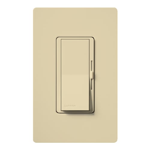 Lutron - Lutron DV-603P-IV DIVA 3-Way 600W Incandescent Paddle Switch/Slide Dimmer - Ivory