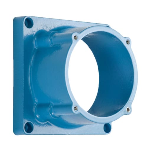Meltric - Meltric 595M0 Angle adapter Metal, Aluminum painted, Blue, Size 5