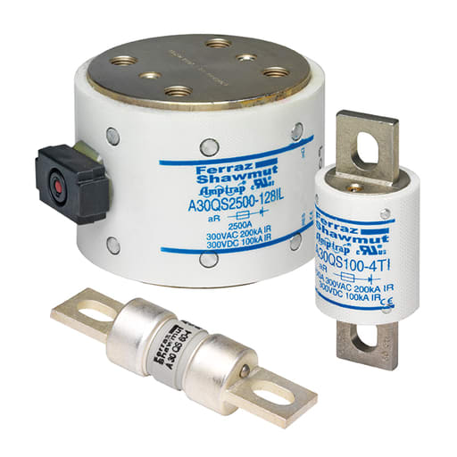 Ferraz Shawmut - Mersen A30QS100-4 31 x 80 mm 100 Amp 300 Volt Semiconductor Protection Fuse