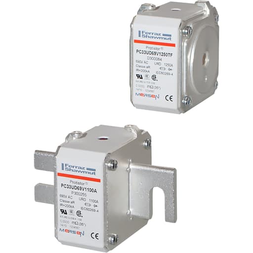 Ferraz Shawmut - Mersen B300082 100 Amp 690 Volt Square Body Semiconductor Protection Fuse