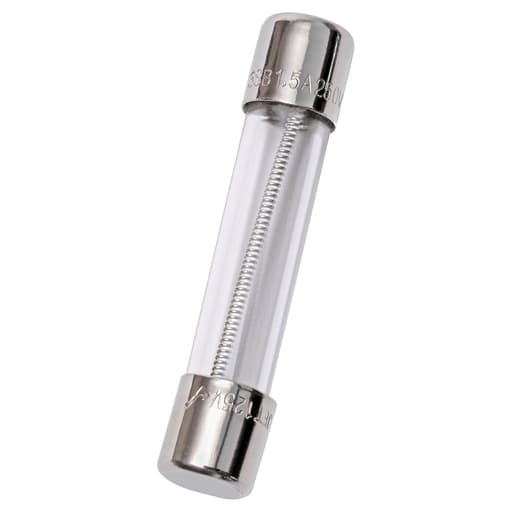 Ferraz Shawmut - Mersen GDL1/2 250v 1/2amp Time-Delay Glass-Body Fuse - 1/4in x 1-1/4in