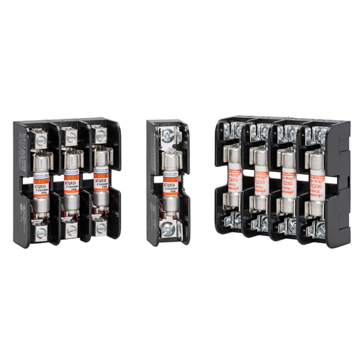 Ferraz Shawmut - Mersen 30323R 600v 30amp 3-Pole Class CC Fuse Block. Pressure Plate Connector