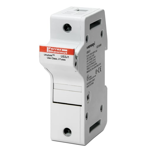 Ferraz Shawmut - Mersen US3J2 2-Pole 30 Amp 600 VAC/VDC Class J Fuse Holder
