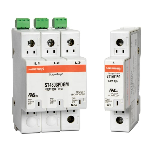 Ferraz Shawmut - Mersen ST1201PG 1-Phase 20 kA 120 Volt Surge Protection Device