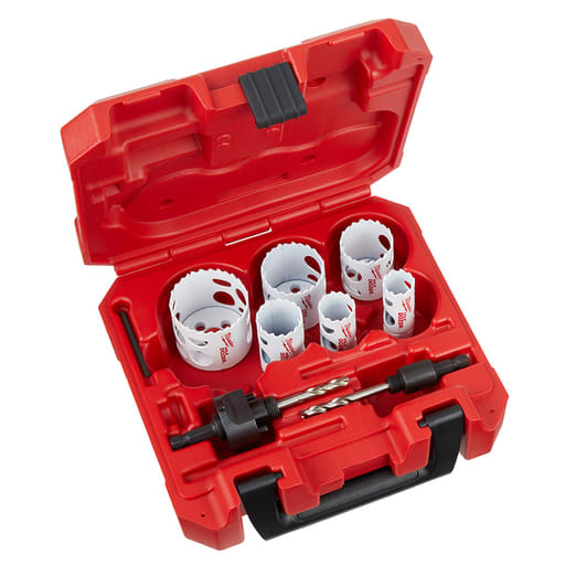 Milwaukee Tool - Milwaukee 49-22-4074 Locksmith's Hole Dozer™ Bi-Metal Hole Saw Kit (8-Piece)