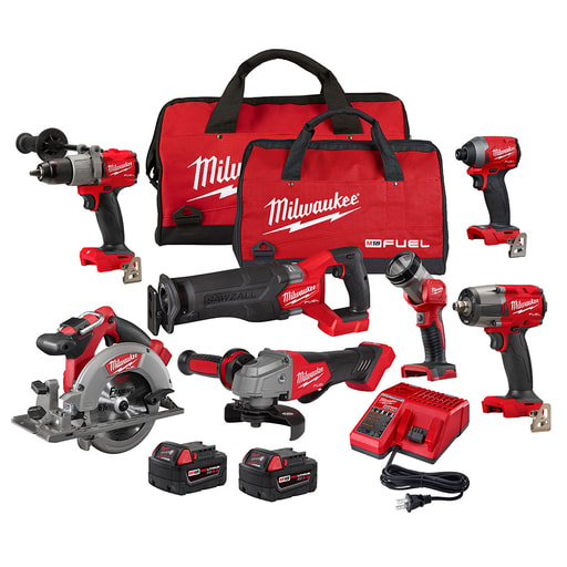 Milwaukee Tool - Milwaukee 2998-27 M18 FUEL&#8492; 7pc Tool Combo Kit