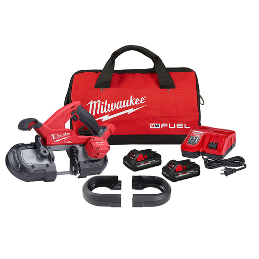 Milwaukee Tool - Milwaukee 2829S-22 M18 FUEL™ Compact Dual-Trigger Band Saw Kit
