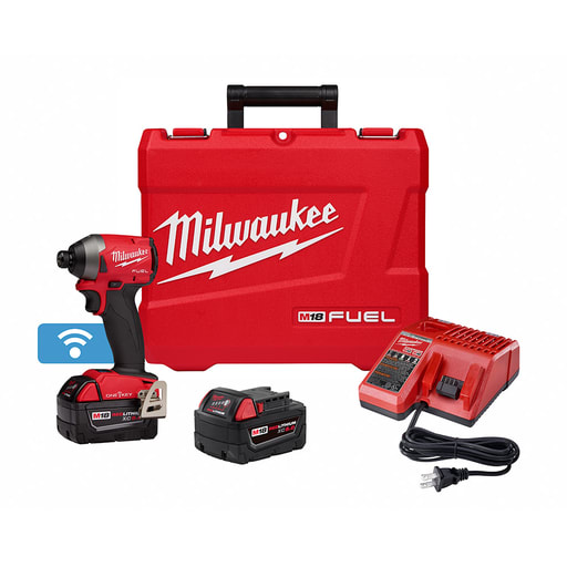 Milwaukee Tool - Milwaukee 2857-22 M18 FUEL™ 1/4" Hex Impact Driver w/ One Key XC Kit