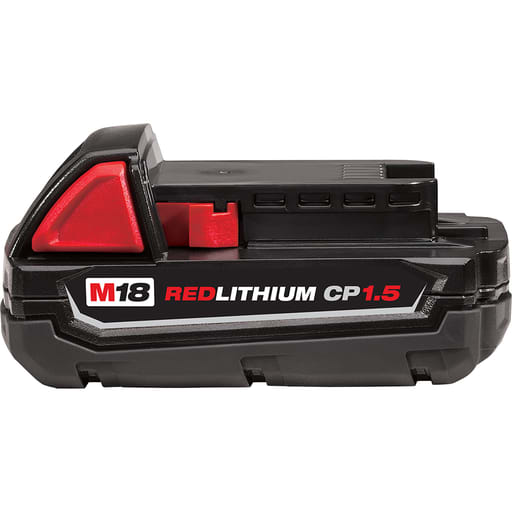 Milwaukee Tool - Milwaukee 48-11-1811 M18™ REDLITHIUM™ 1.5Ah Compact Battery (2 Piece)