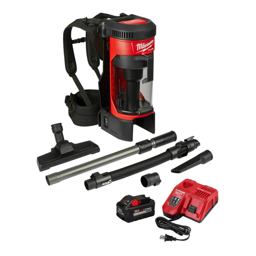 Milwaukee Tool - Milwaukee 0885-21HD M18™ FUEL™ 3-in-1 Backpack Vacuum HD Kit