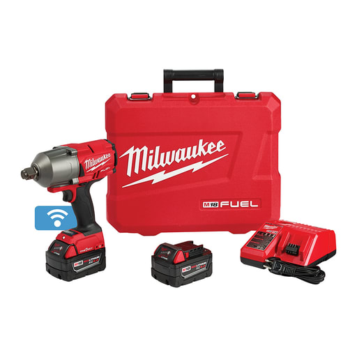 Milwaukee Tool - Milwaukee 2864-22 M18™ FUEL™ w/ONE-KEY™ High Torque Impact Wrench 3/4" Friction Ring Kit