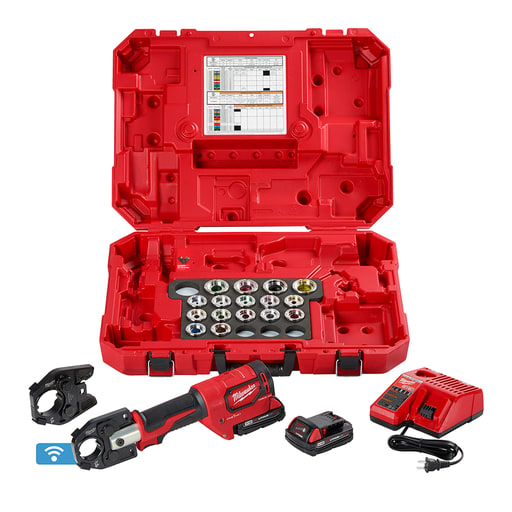Milwaukee Tool - Milwaukee 2679-750A M18™ Force Logic™ 600 MCM AL Crimper Kit w/ 750 MCM Expanded Jaw