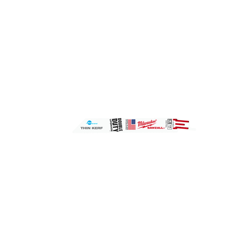 Milwaukee Tool - Milwaukee 48-00-4182 6" x 3/4" x .035" x 14TPI Ice Hardened™ SAWZALL® Blade, Metal Cutting (5/Pack)
