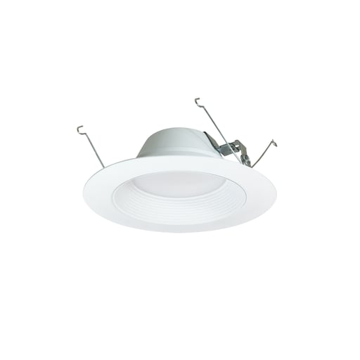 Nora Lighting - NORA NOXAC-563230WW 5"/6" AC ONYX RETROFIT, ROUND BAFFLE, 750LM, 12.5W, 3000K, 90+CRI, 120V, WHITE