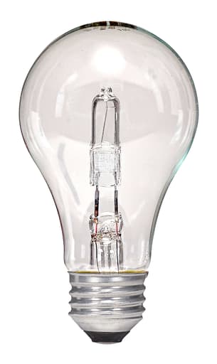 Satco Products, Incorporated - Satco S2404 72 Watt; Halogen; A19; Clear; 1000 Average rated hours; 1490 Lumens; Medium base; 120 Volt; 2-Pack