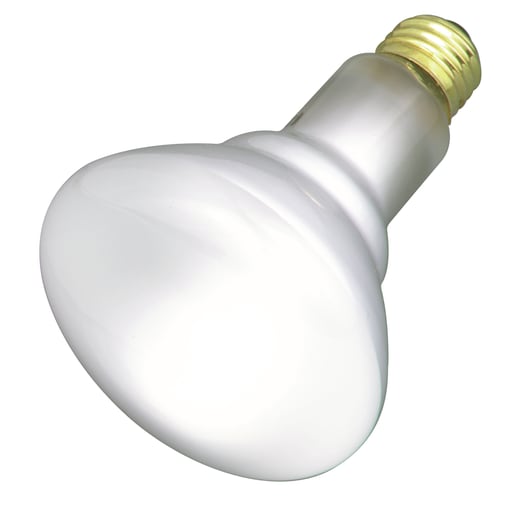 Satco Products, Incorporated - Satco S3408 65 Watt BR30 Incandescent; Frost; 2000 Average rated hours; 620 Lumens; Medium base; 130 Volt