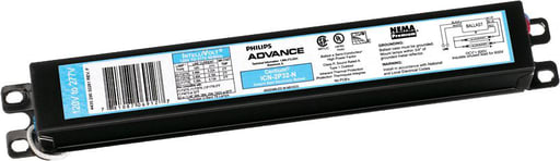 Advance Transformer - Philips Advance ICN4P32N35I Centium T8 Instant Start Ballast, (4) F32T8 120-277V