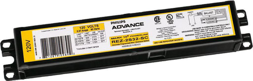Advance Transformer - Advance REZ2S32SC35I 120 VAC 50/60 Hz 32 W 2-Lamp T8 Electronic Dimming Ballast