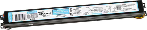Advance Transformer - Philips Advance ICN4S5490C2LSG35M 120/277 Volt 50/60 Hz 54 W 4-Lamp T5 Electronic Ballast