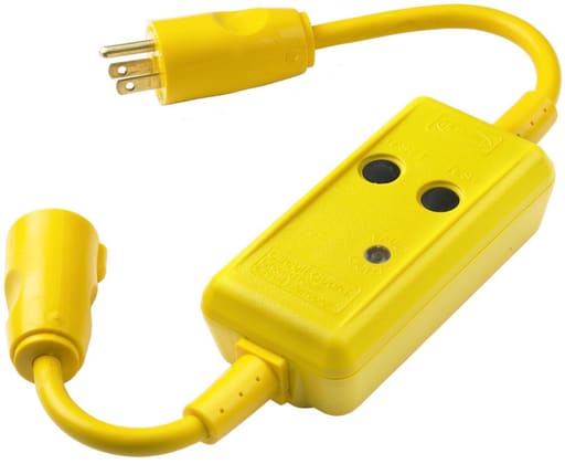 Hubbell Wiring Device - Hubbell GFP4C15A 15 Amp 120 VAC 18 Inch Automatic Set Portable GFCI Line Cord