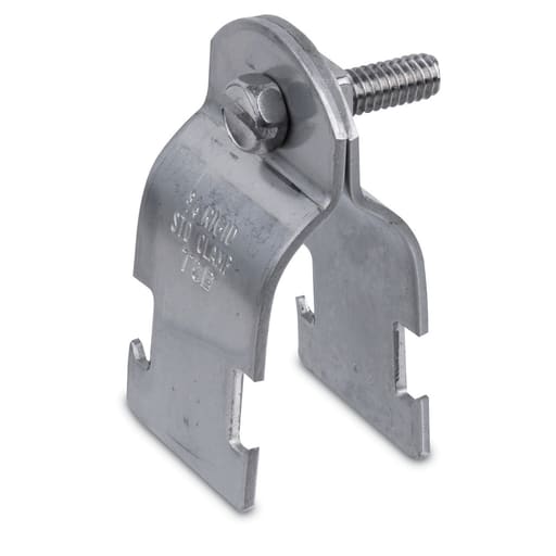 Thomas & Betts Co - Kindorf C-106-1-1/4 1-1/4 Inch Galv Krom Steel Channel Mount 2-Piece Pipe Strap