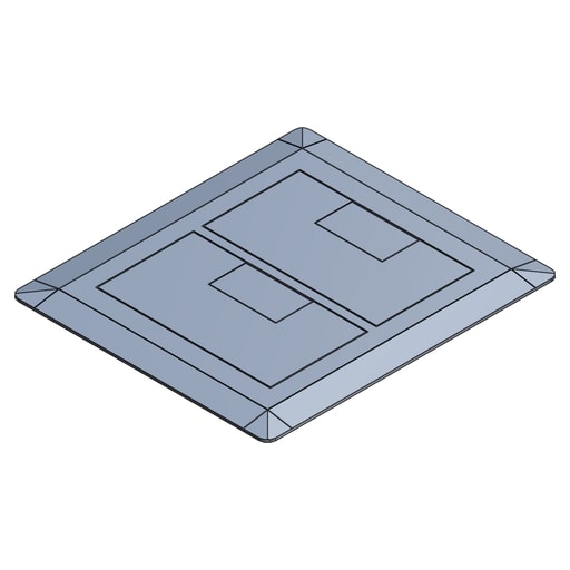 Thomas & Betts Co - Carlon E9762S Slate Double Cover Assembly
